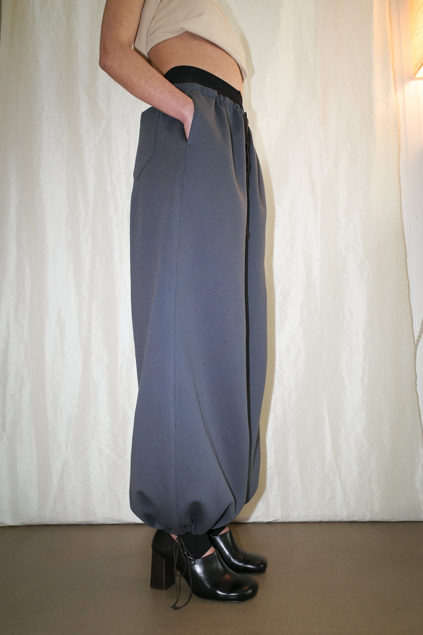 Bonded Jersey Trousers