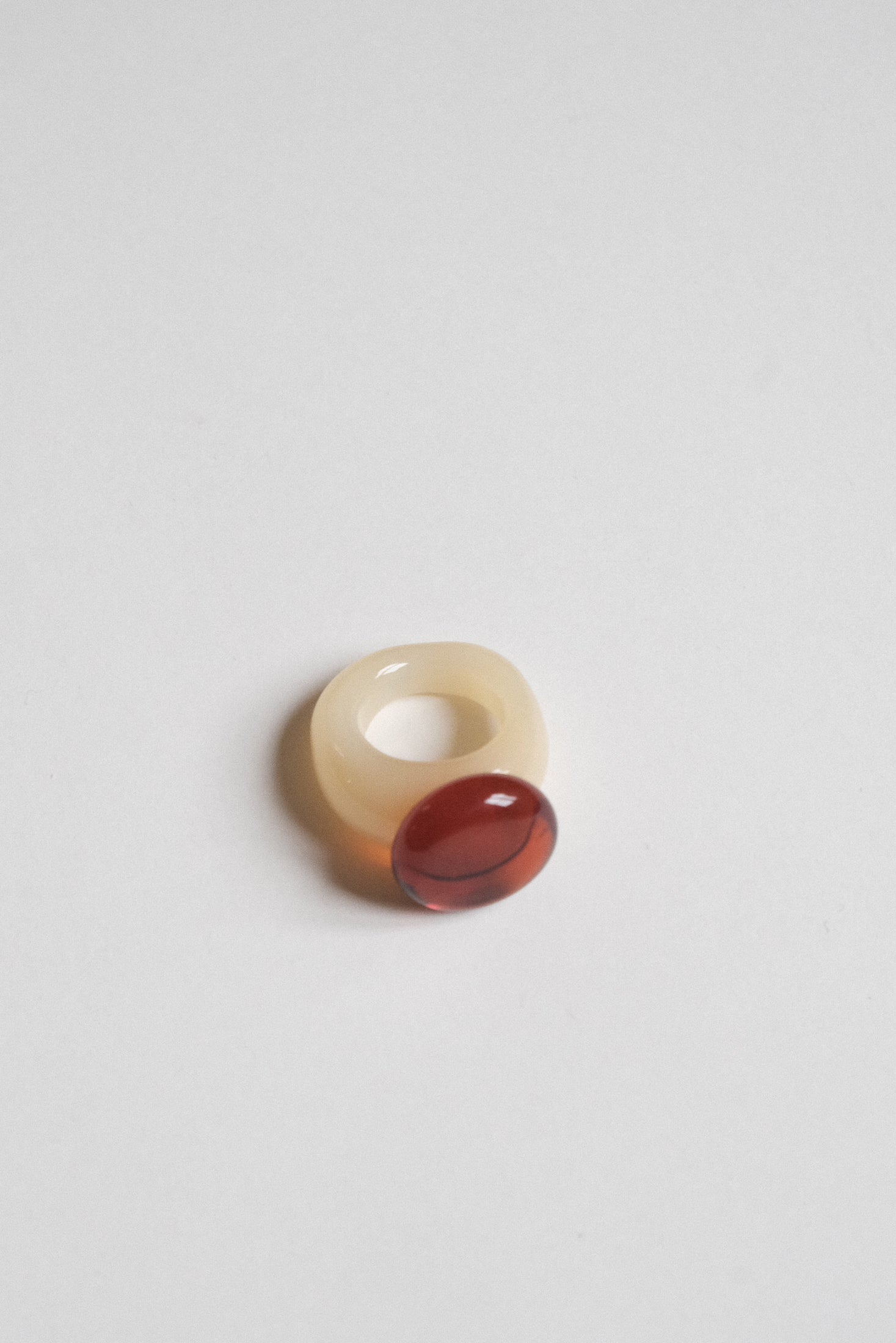 プリン Glass Ring