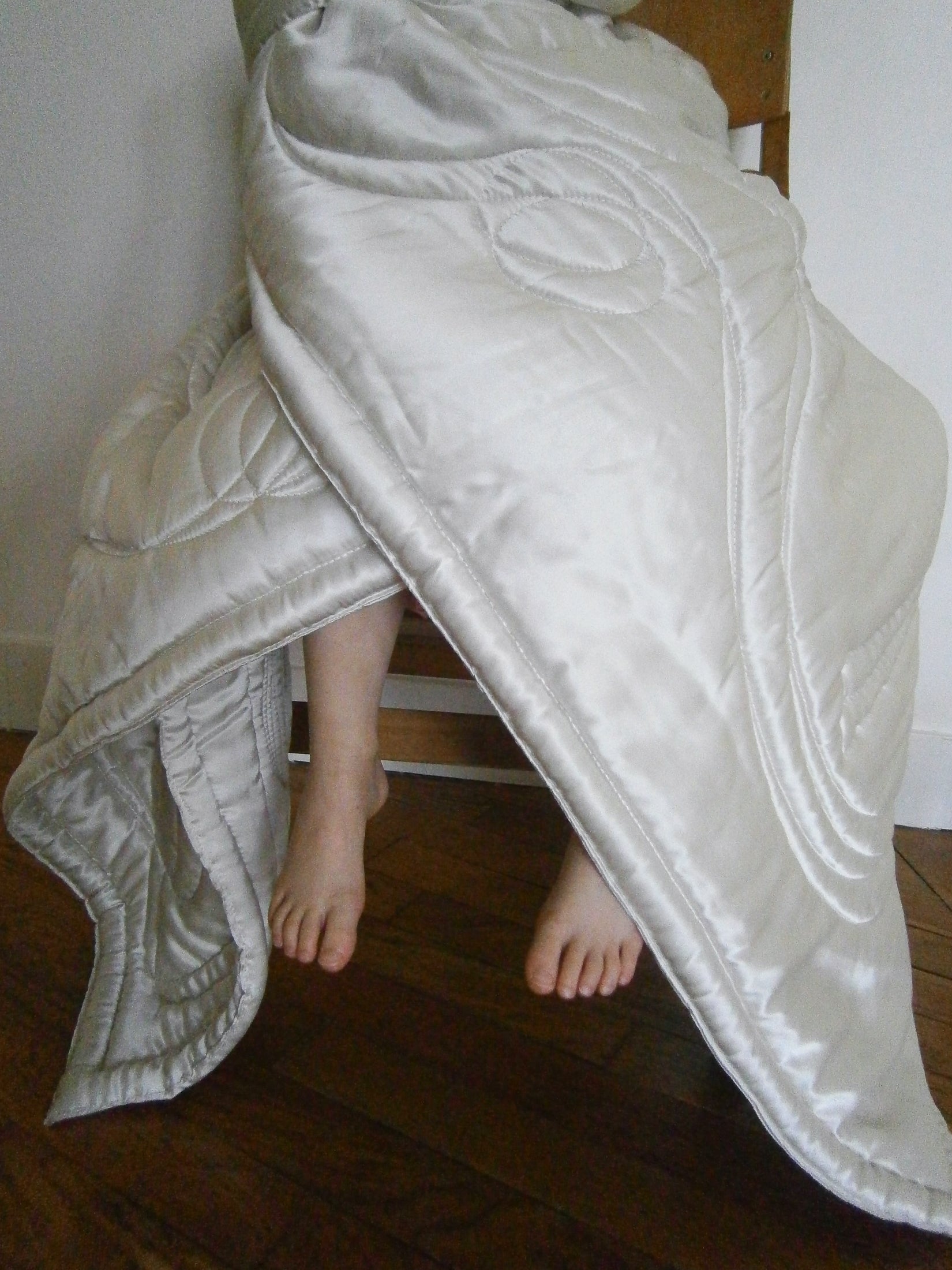 Quilted Silk Blanket