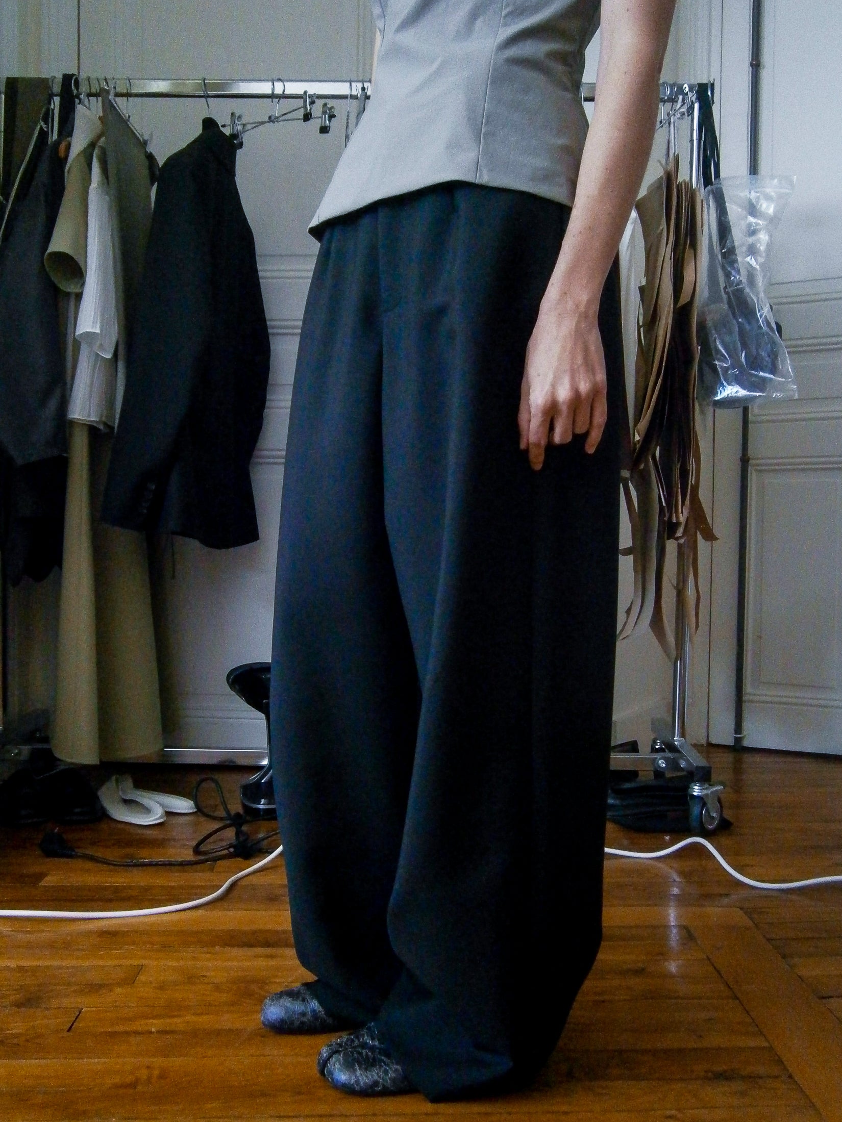 Wool and Mohair Trousers