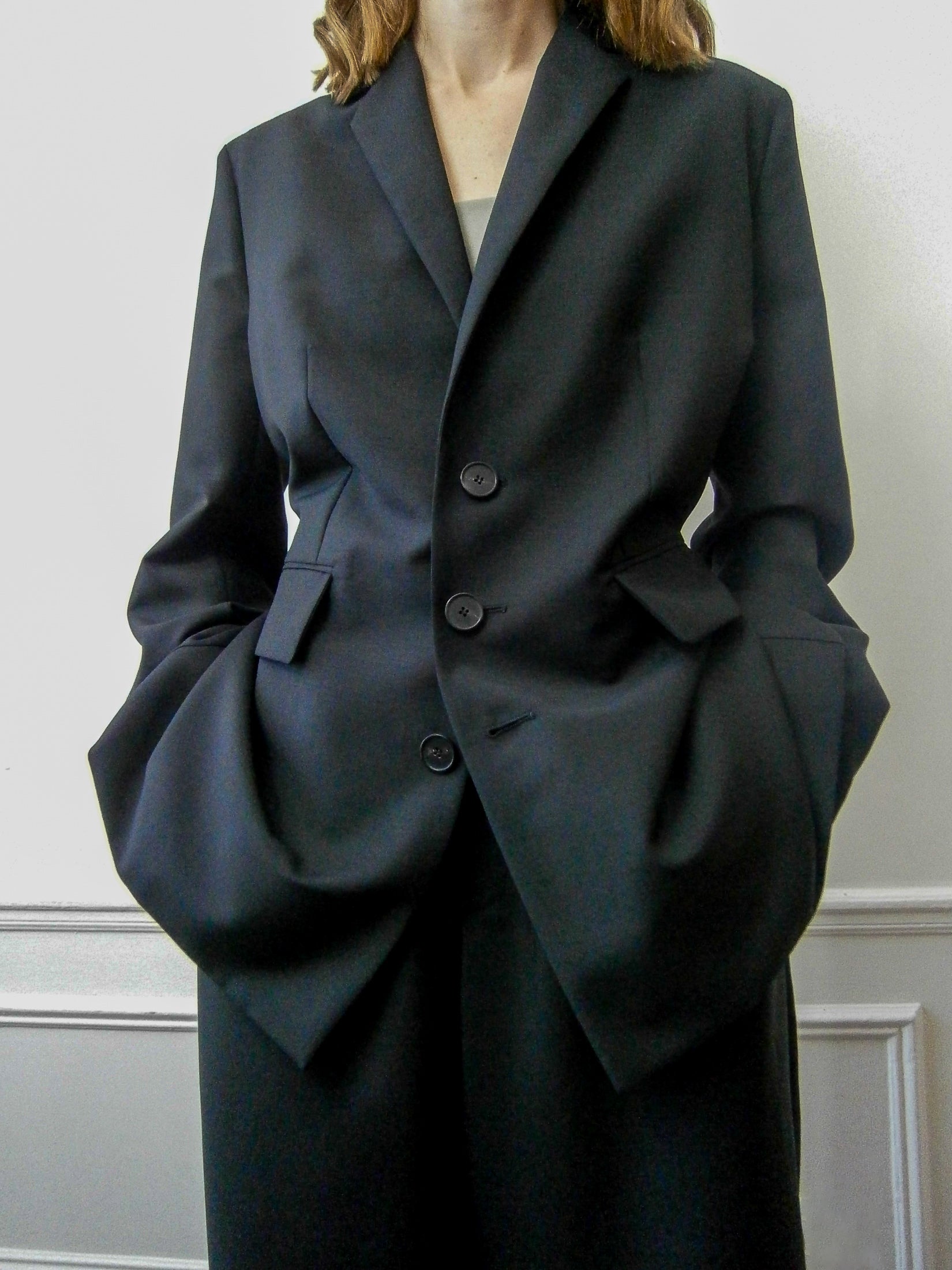 Wool and Mohair Fitted Jacket