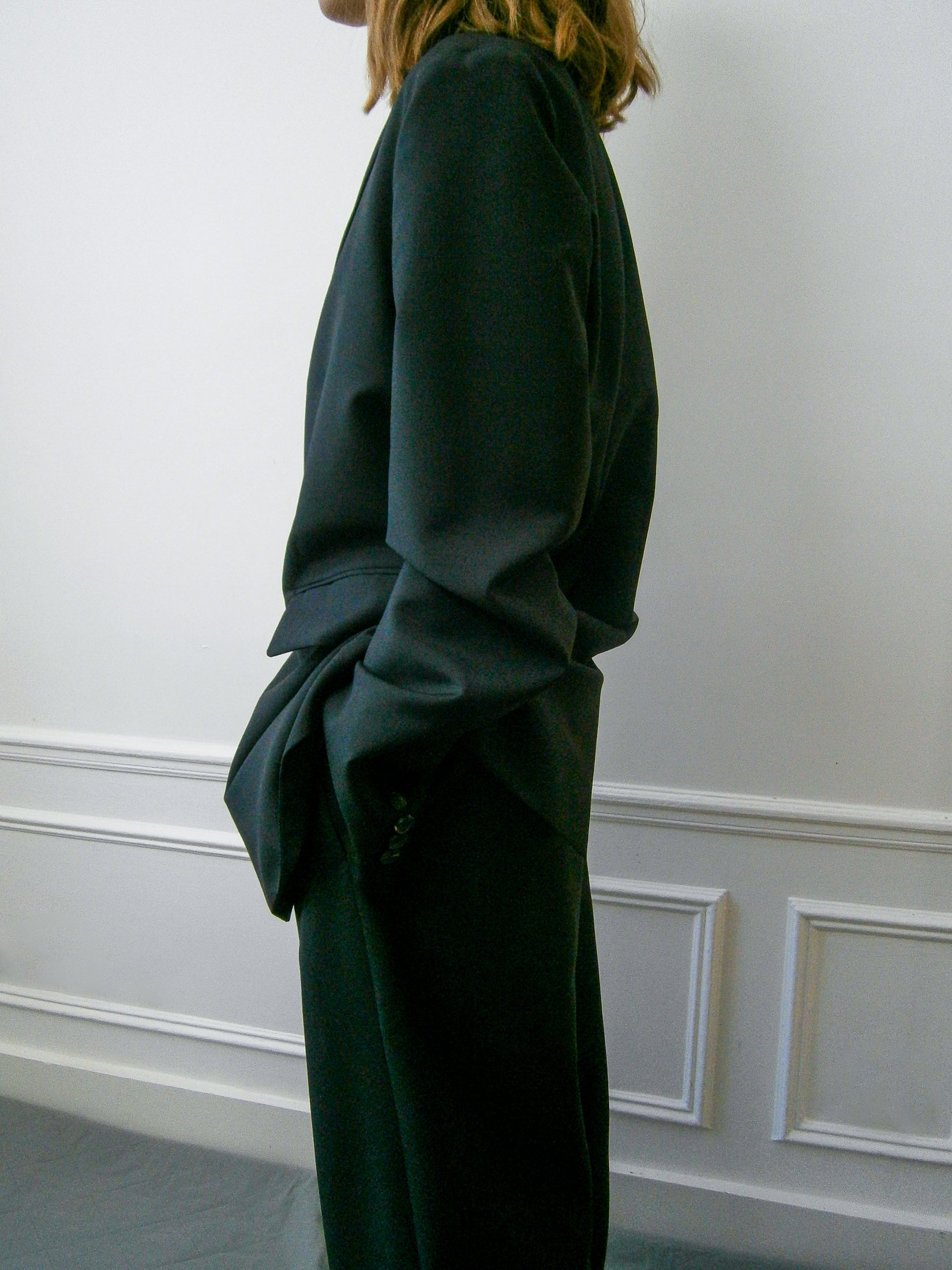 Wool and Mohair Fitted Jacket