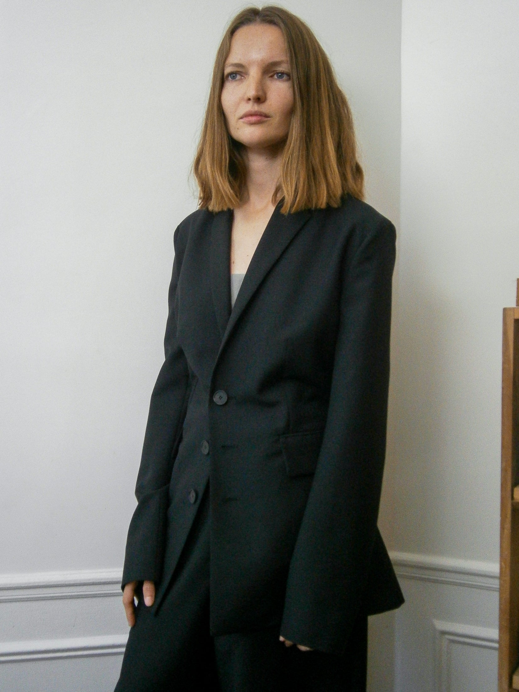 Wool and Mohair Fitted Jacket