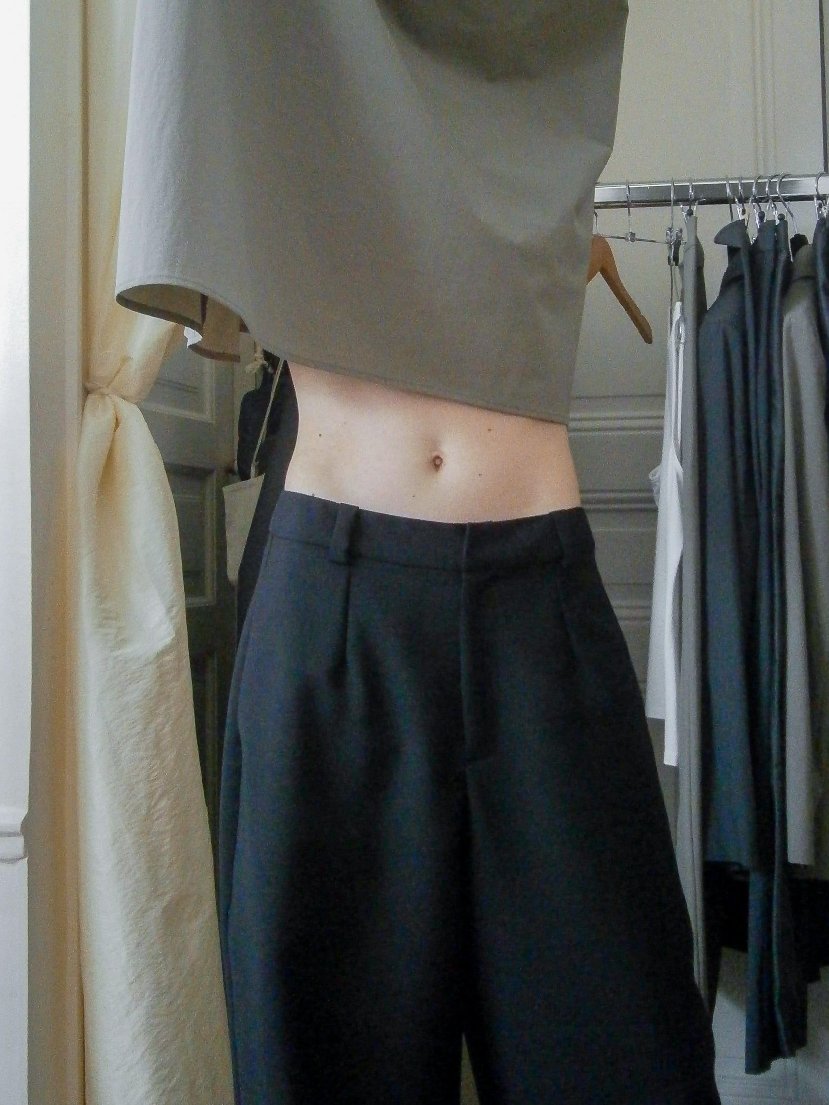 Wool and Mohair Trousers