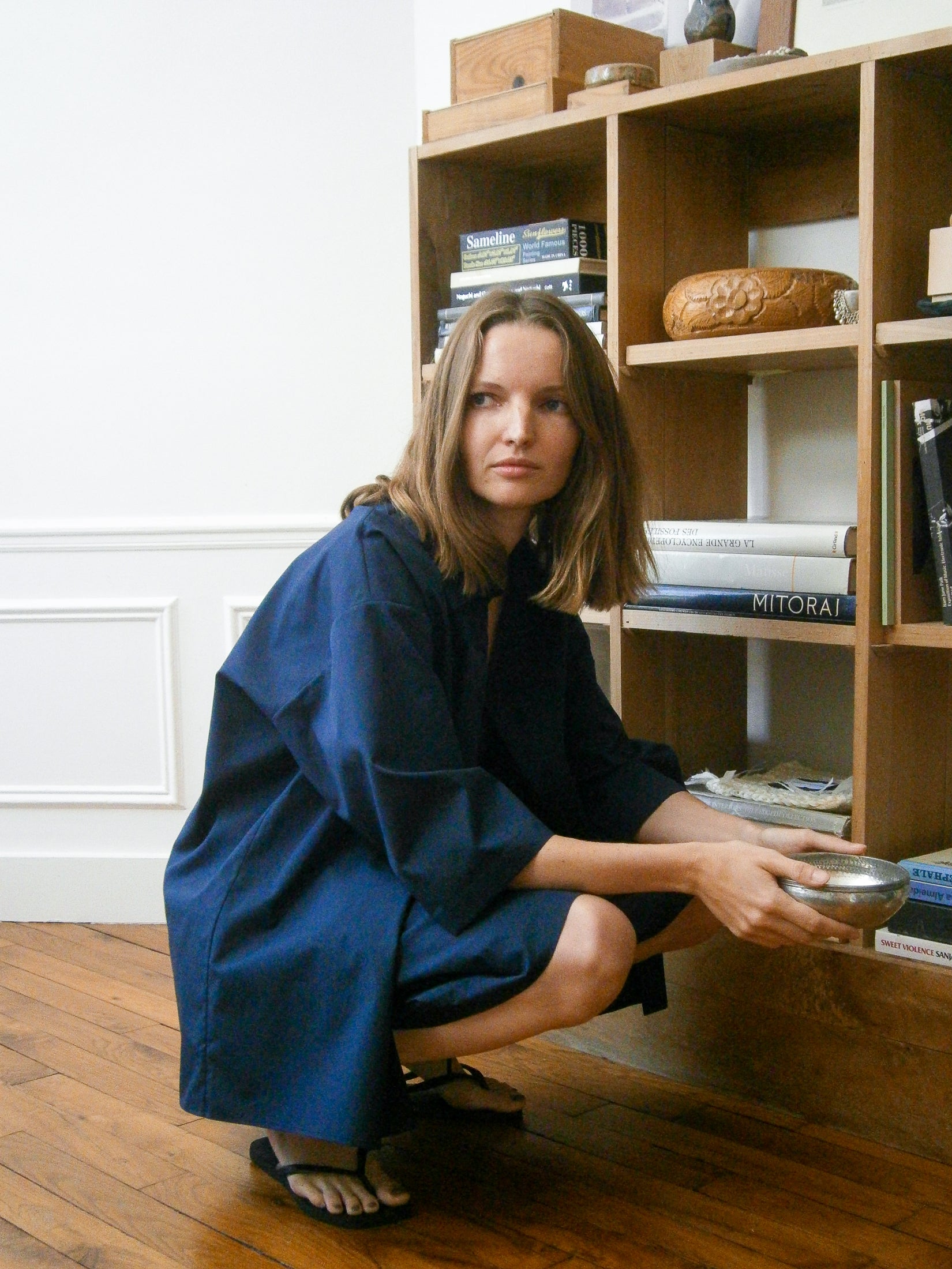 Cotton Poplin Oversized Short Sleeves Shirt