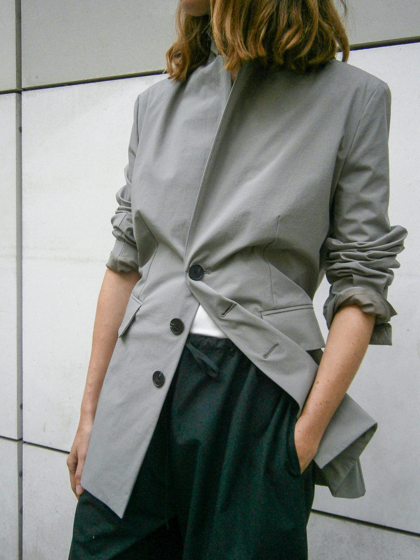 Nylon Spandex Fitted Jacket