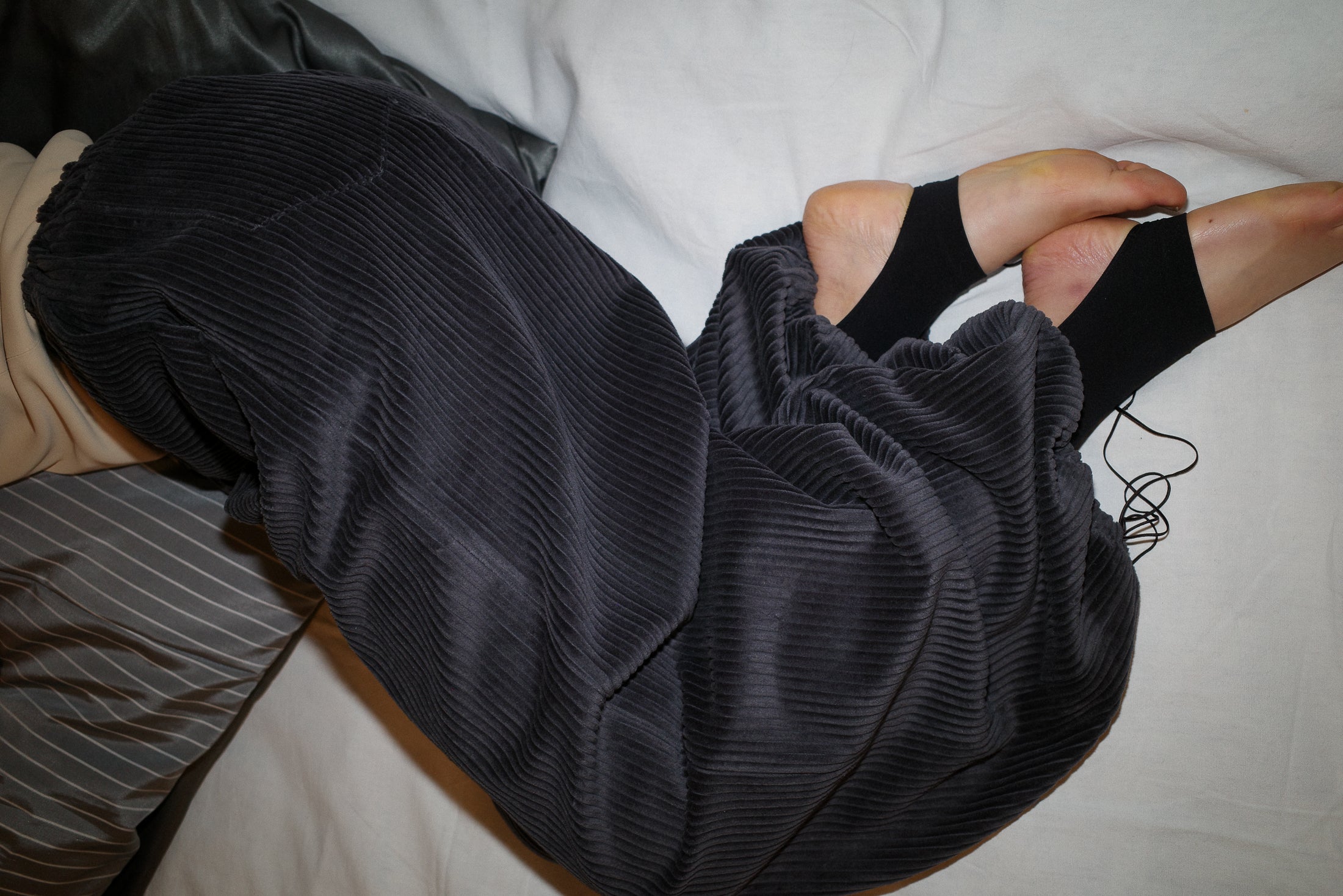 Wide Cotton Corduroy Trousers