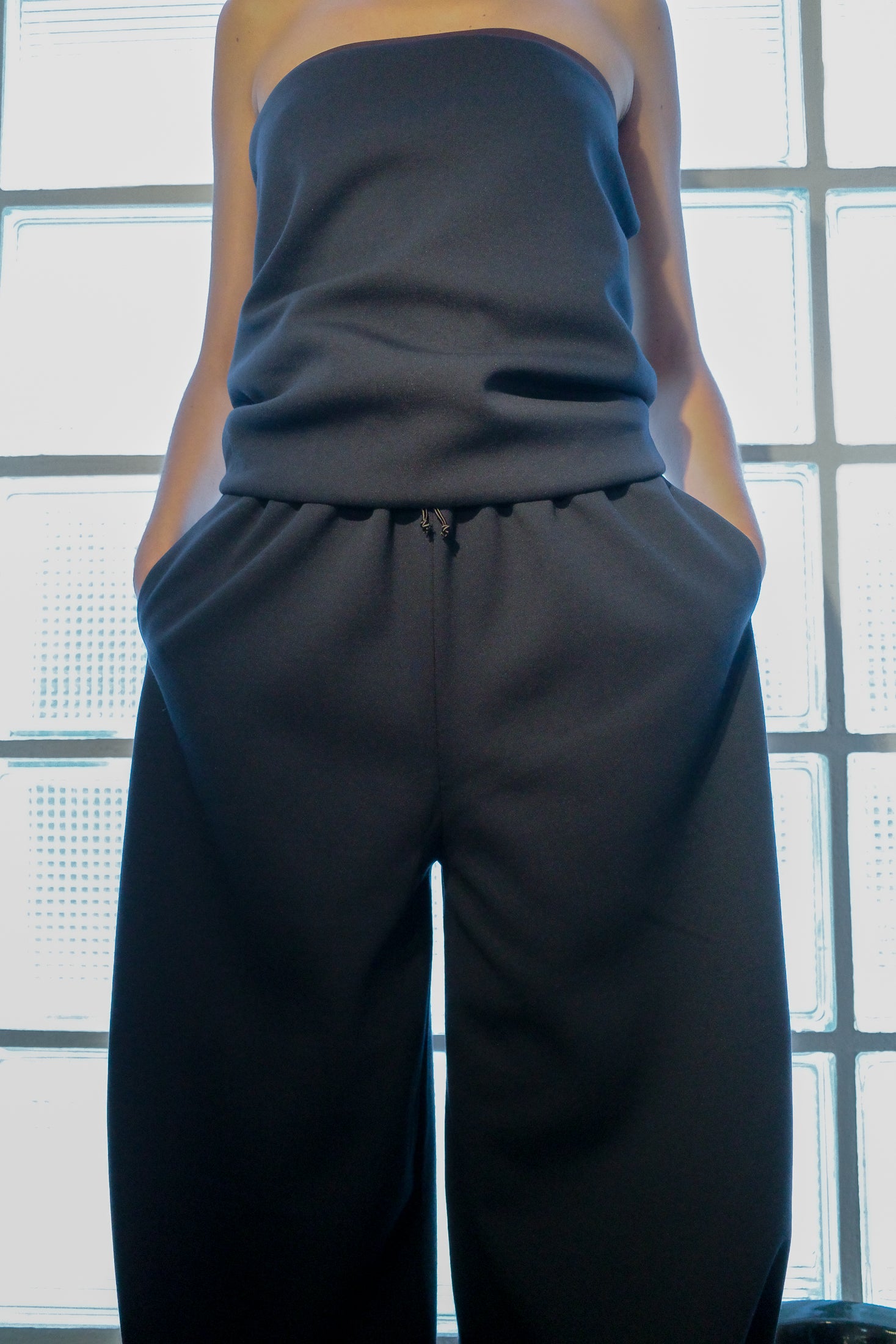 Bonded Jersey Trousers