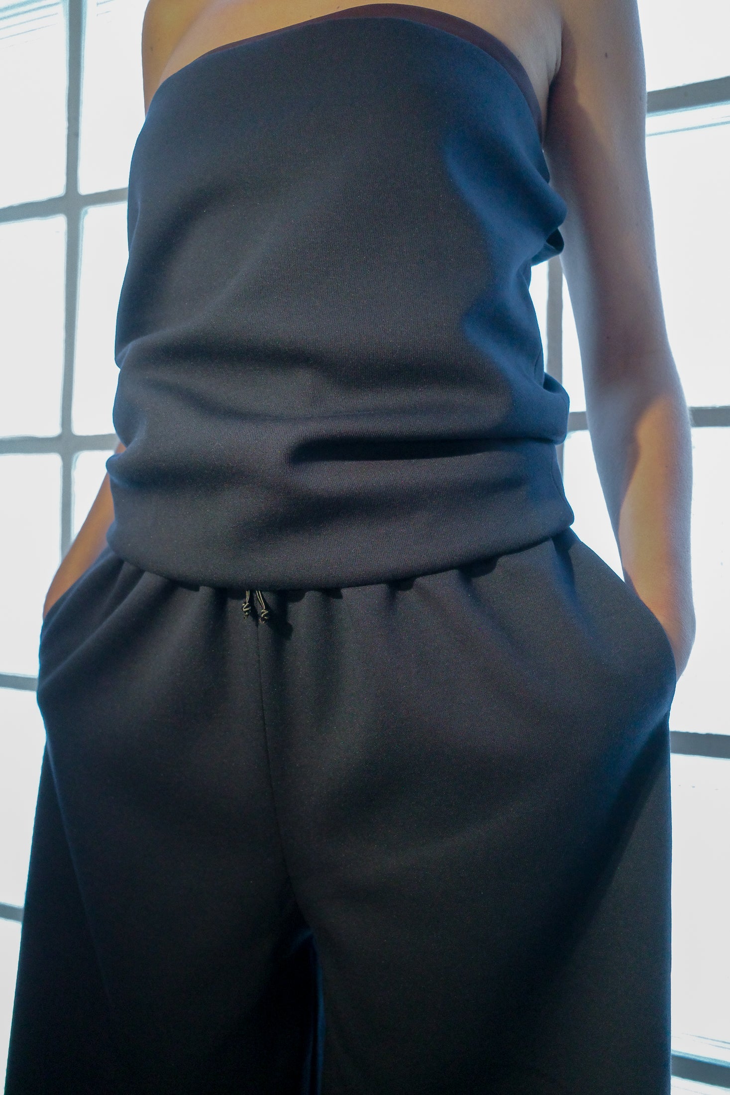 Bonded Jersey Trousers