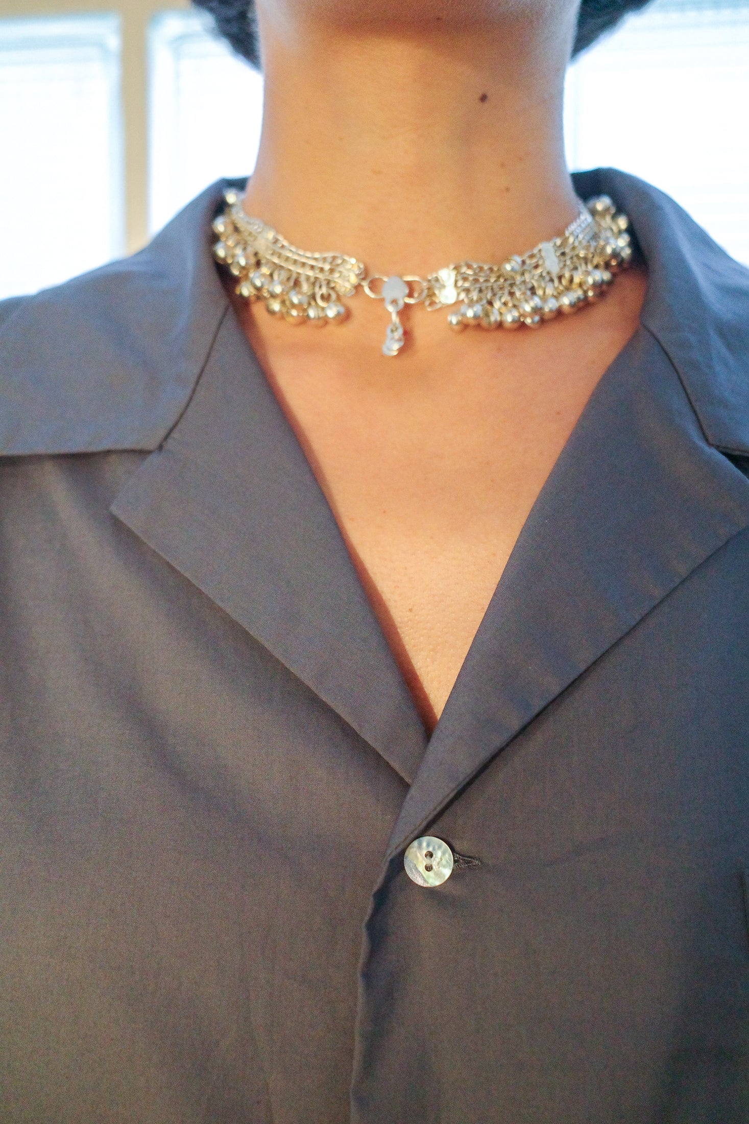 Oversized Poplin Pyjama Shirt