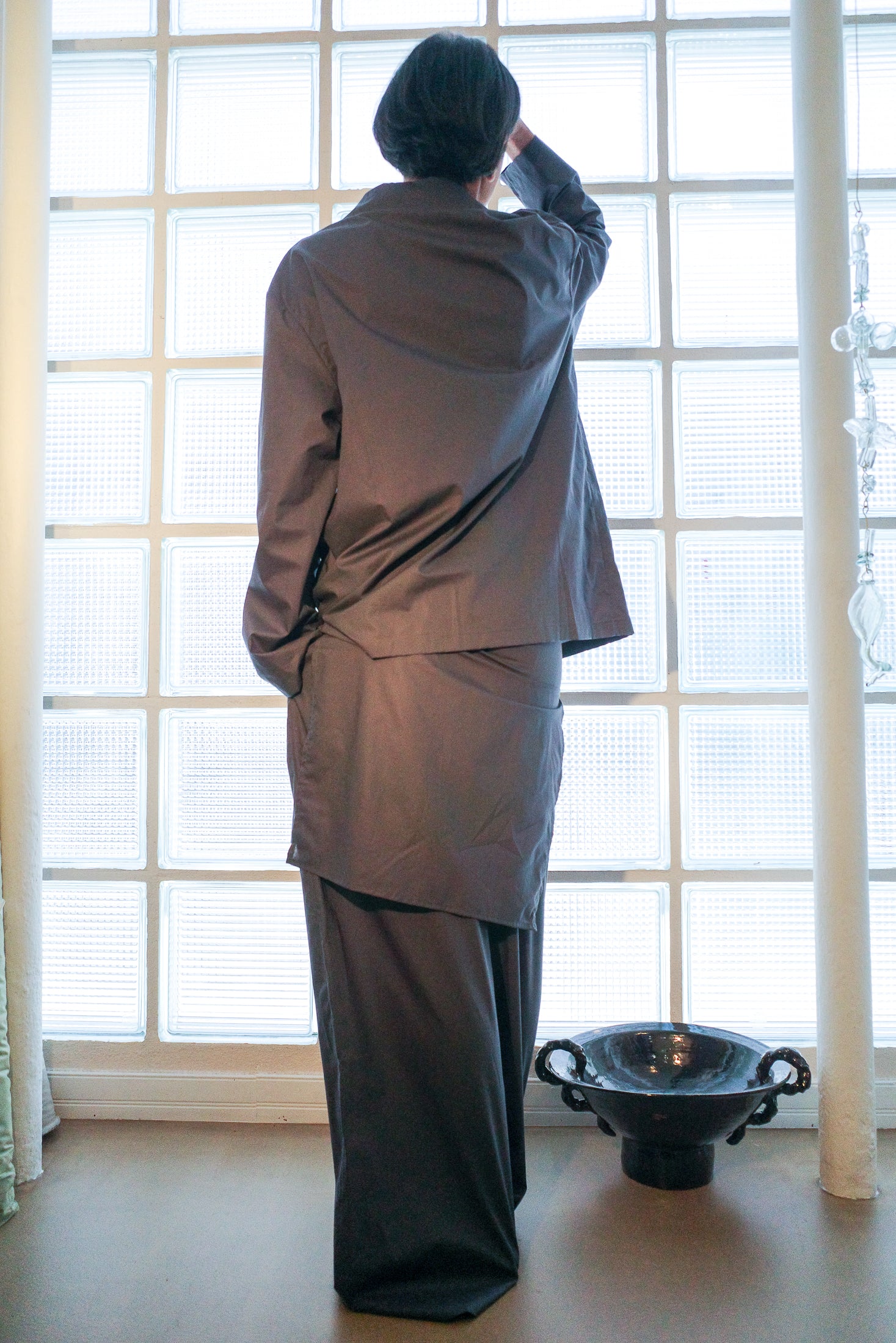 Oversized Poplin Pyjama Shirt