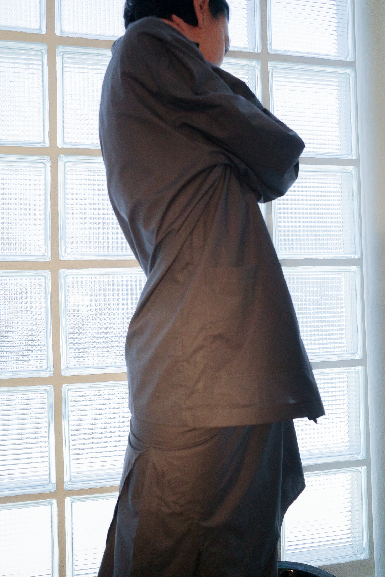 Oversized Poplin Pyjama Shirt