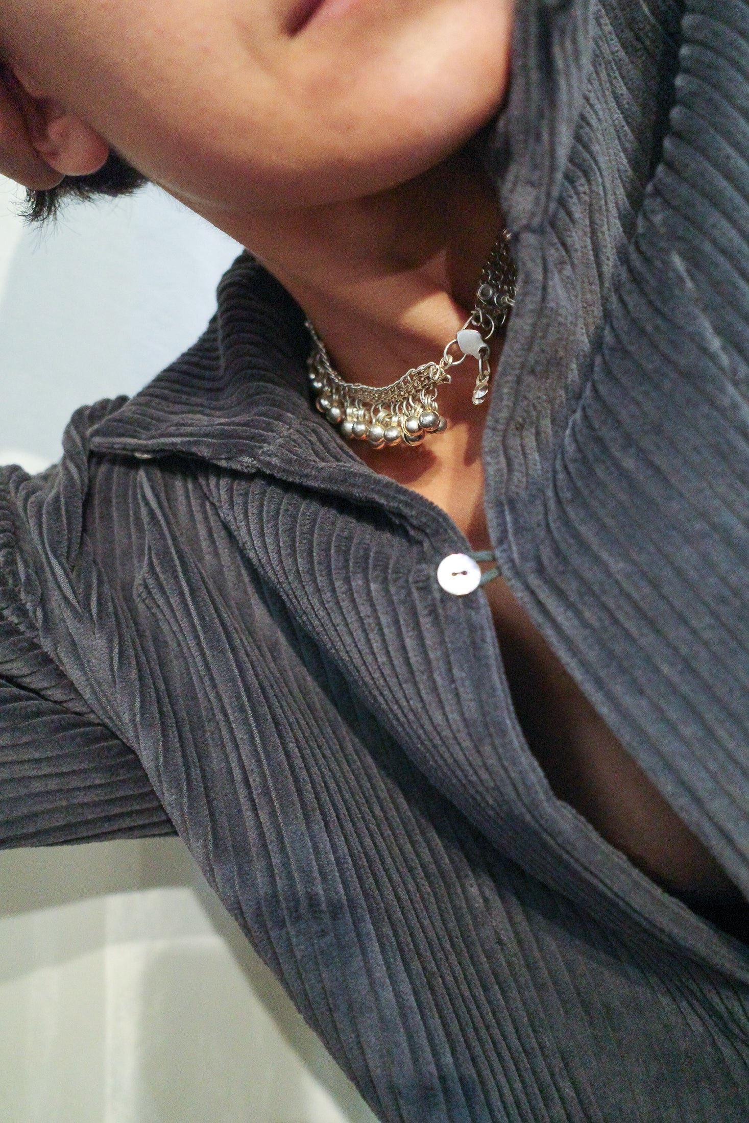 Wide Cotton Corduroy Vareuse