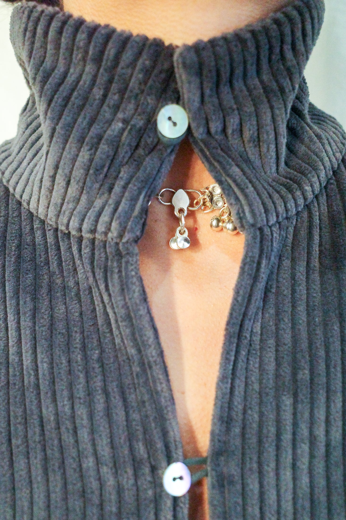 Wide Cotton Corduroy Vareuse