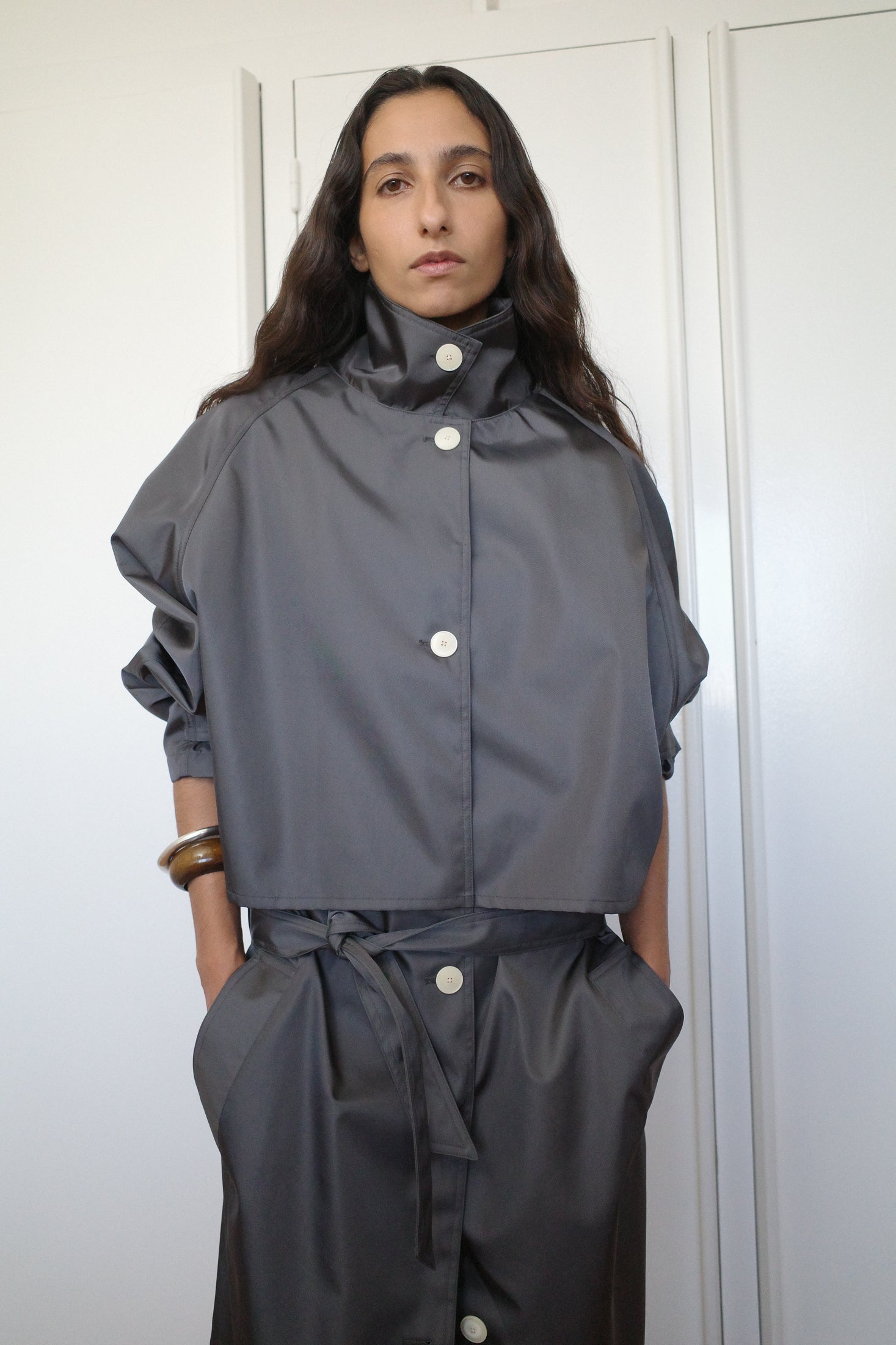 WR Recycled Canvas Oversized Coat