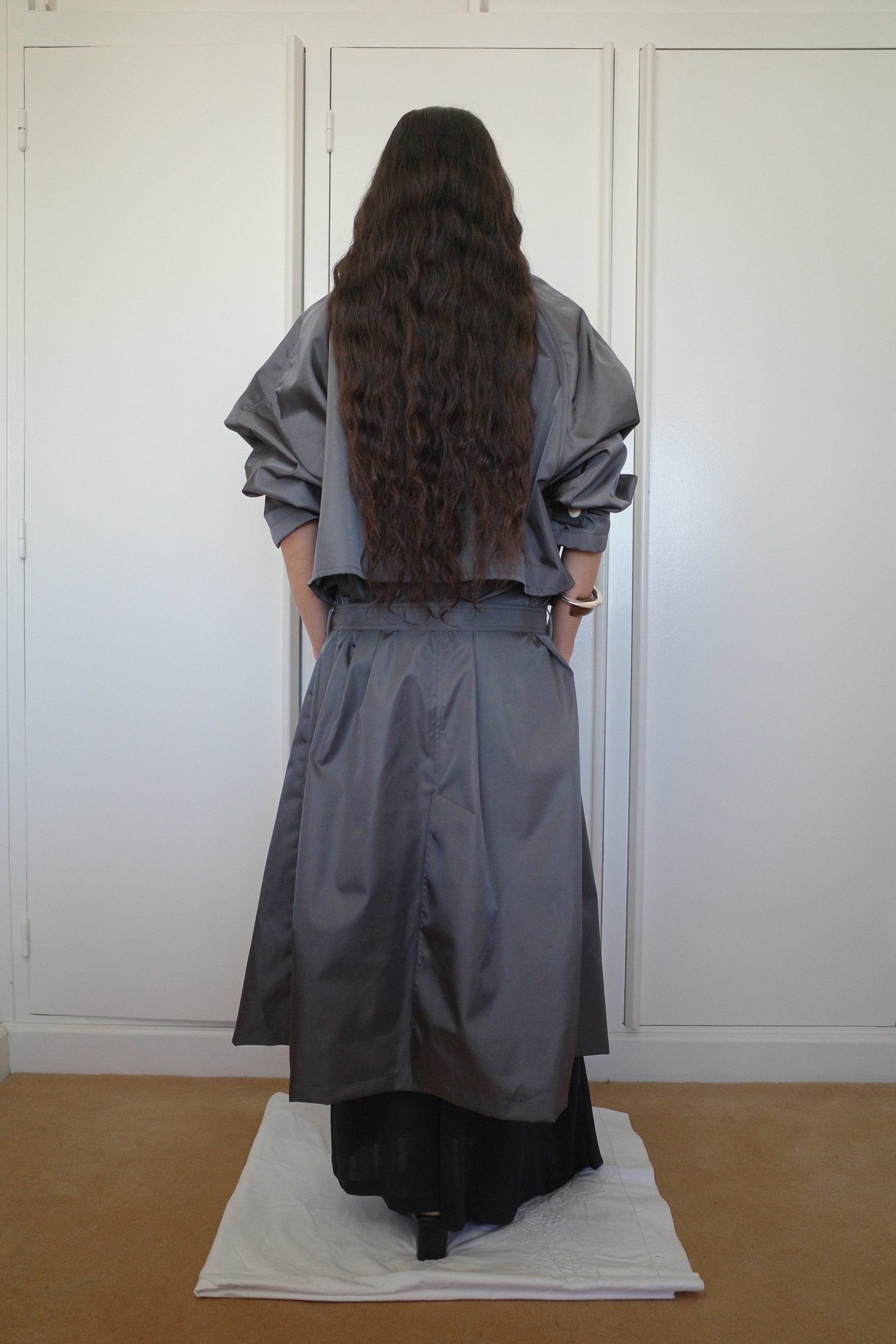 WR Recycled Canvas Oversized Coat