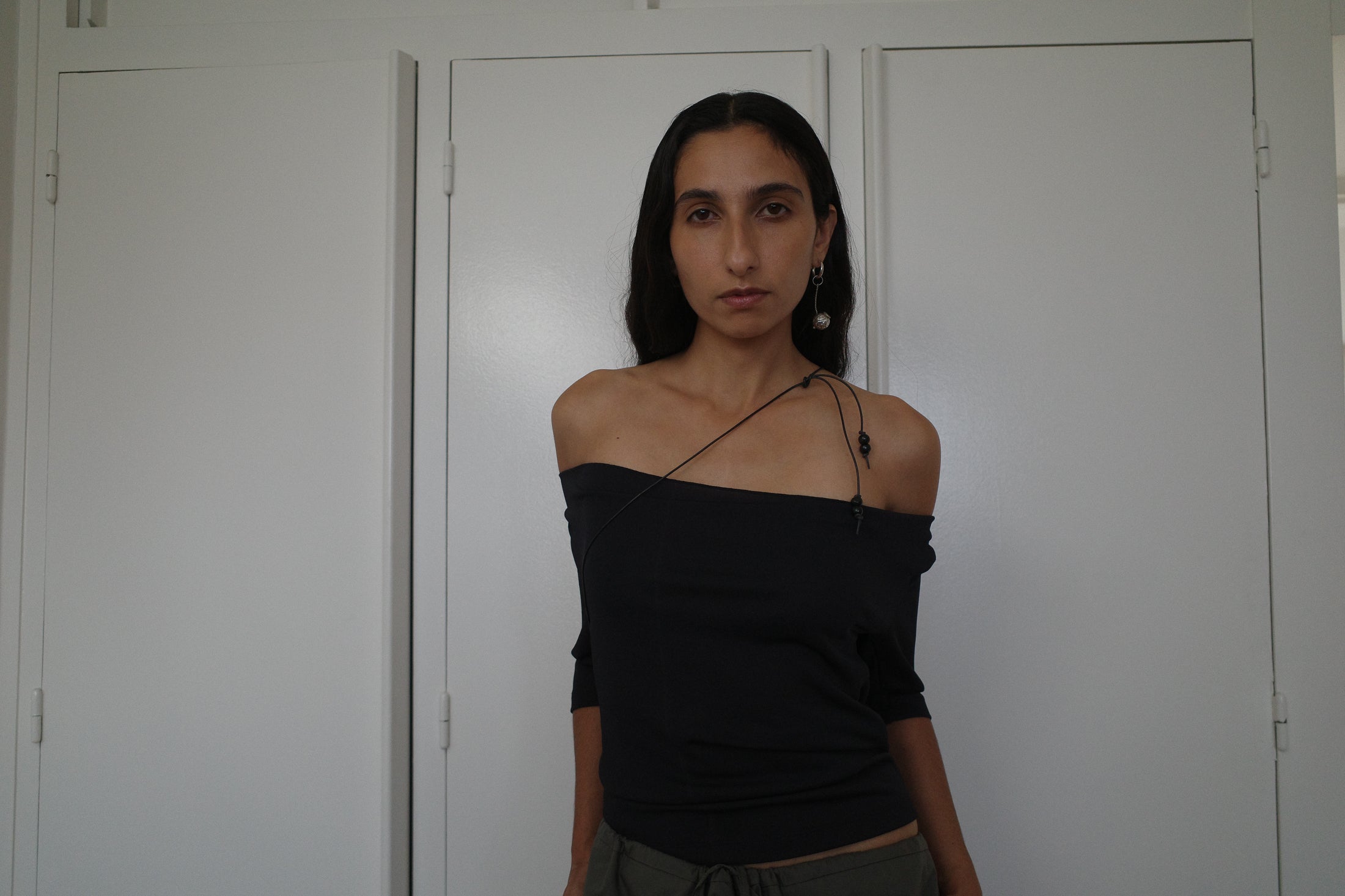 Viscose Jersey Collar Top