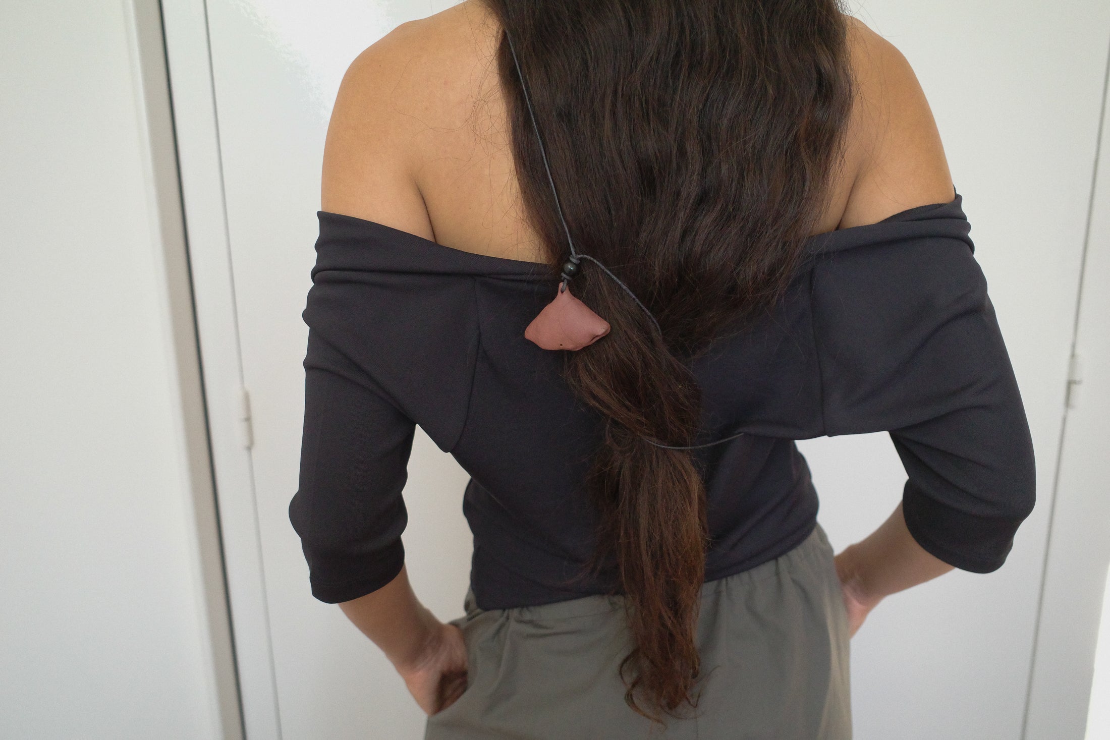 Viscose Jersey Collar Top