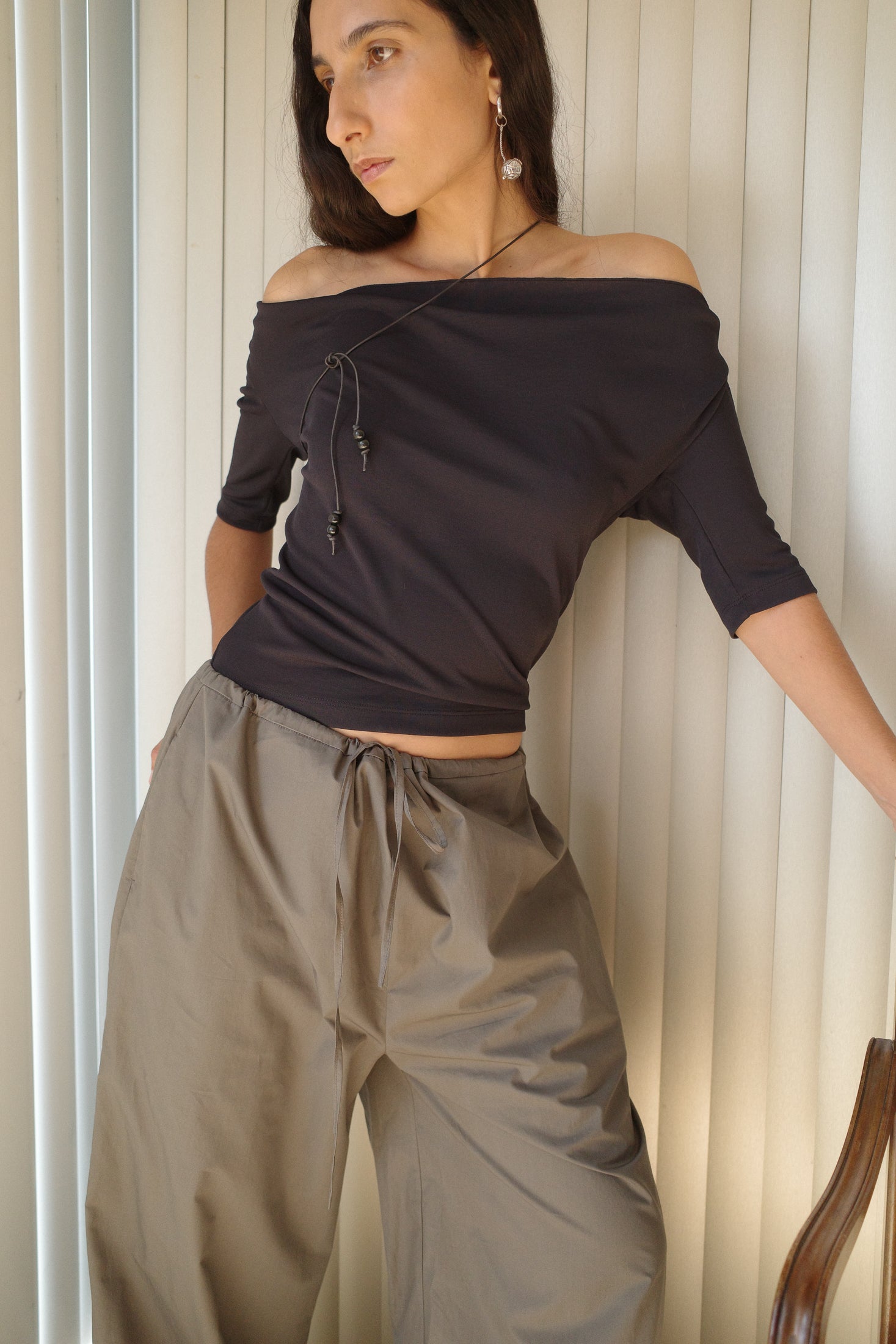 Cotton Poplin Pyjama Trousers