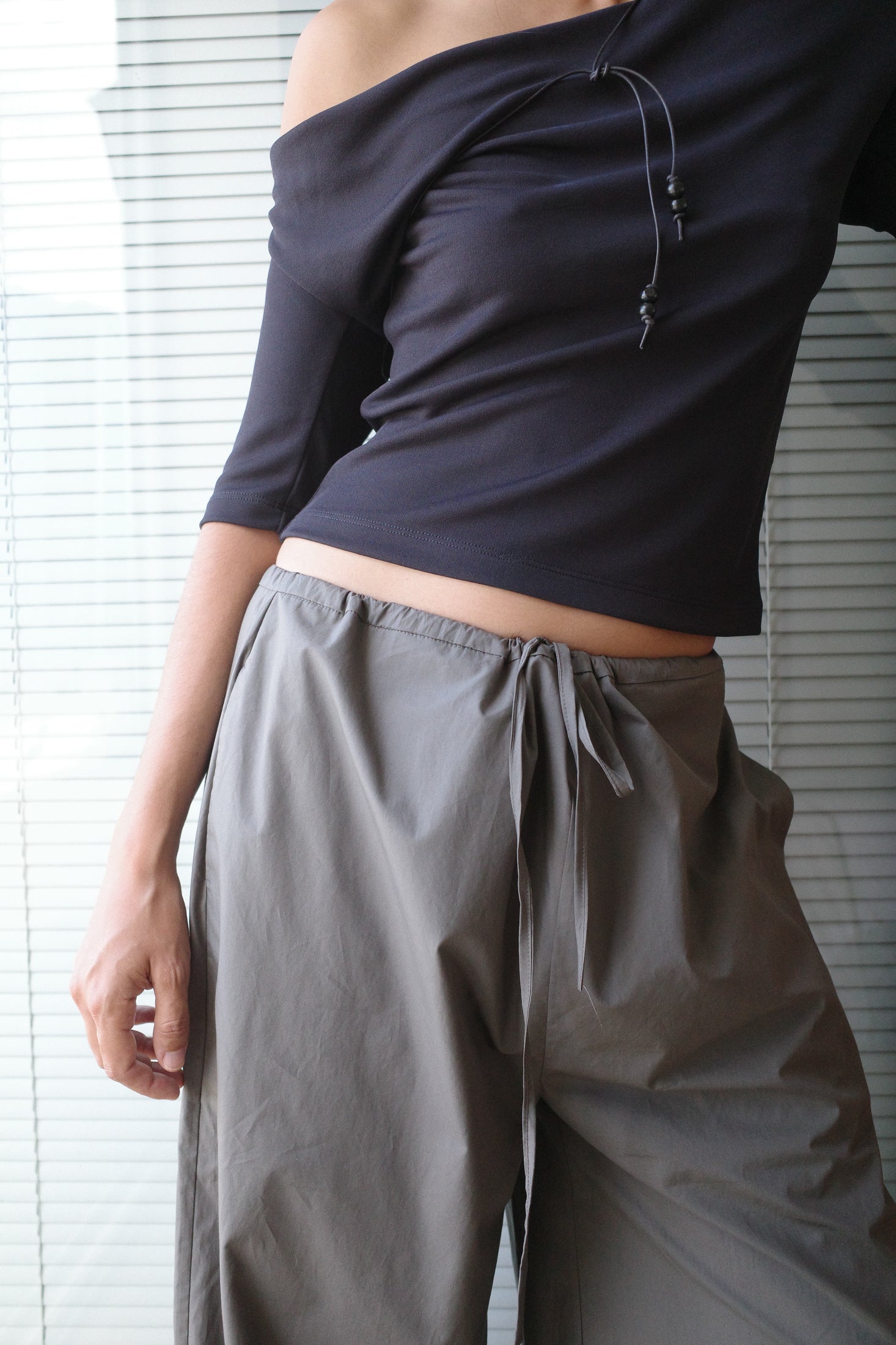 Cotton Poplin Pyjama Trousers