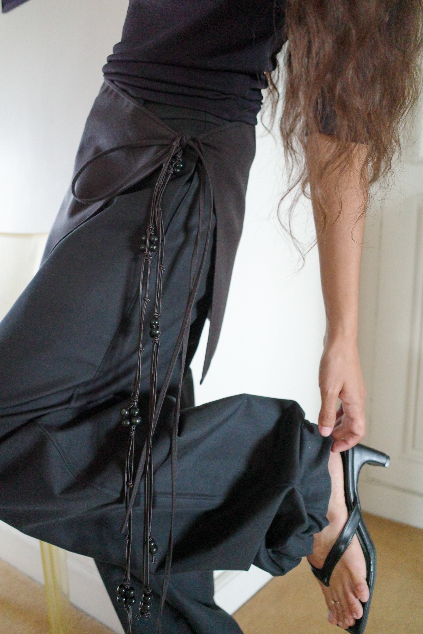 Thick Cotton Gabardine Trousers