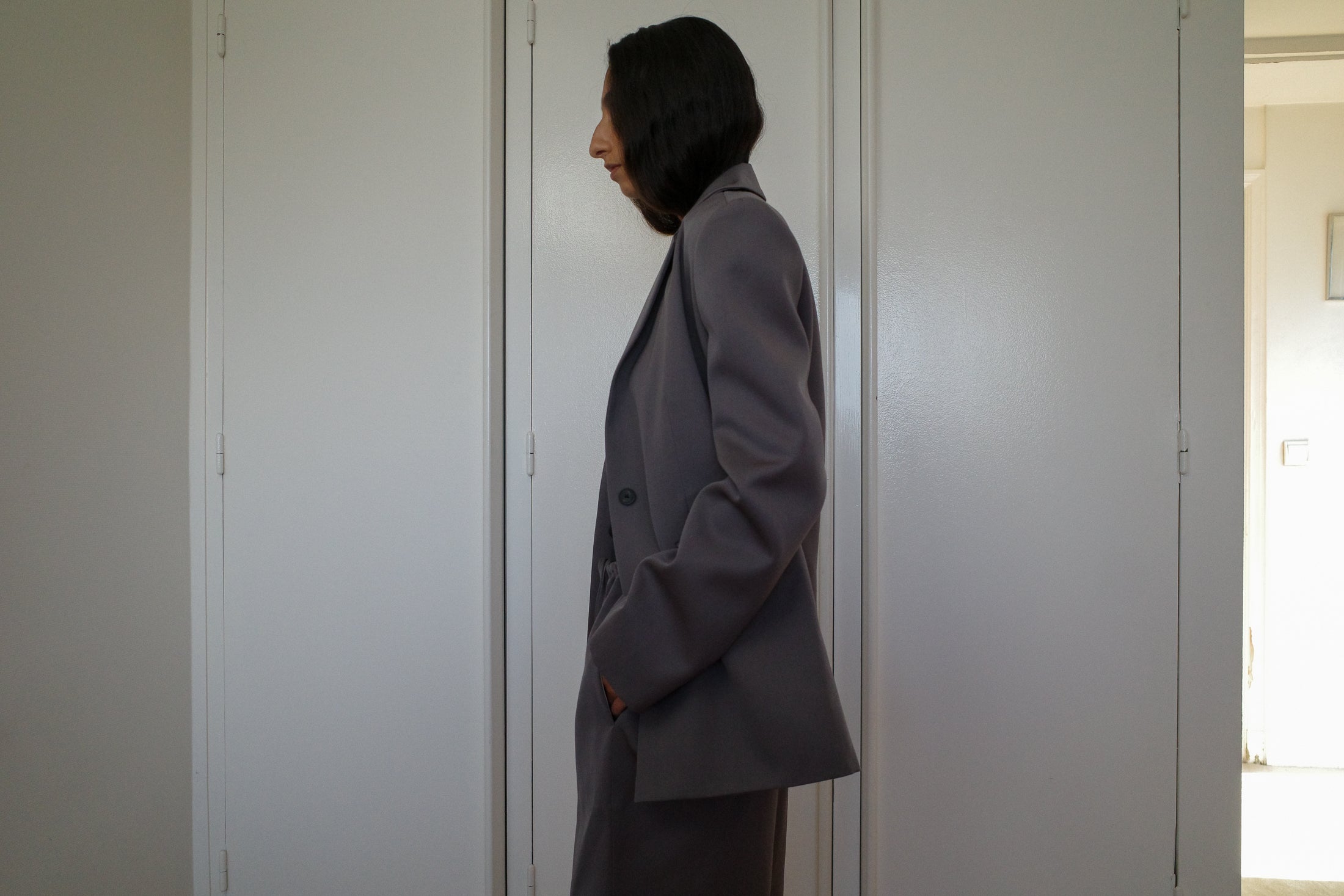 Fluid Suiting Fitted Tailored Jacket