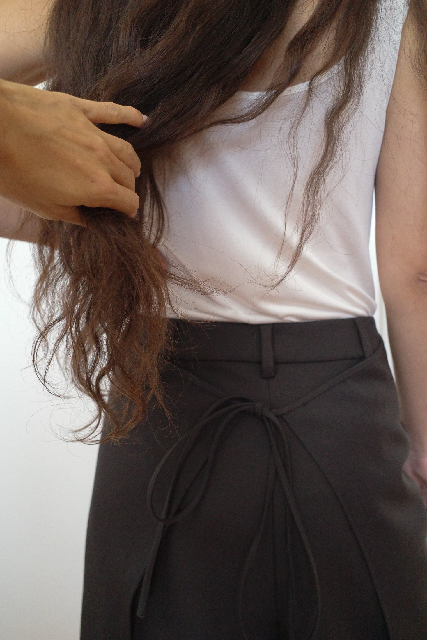 Sheer Stretch Silk Jersey Tank Top