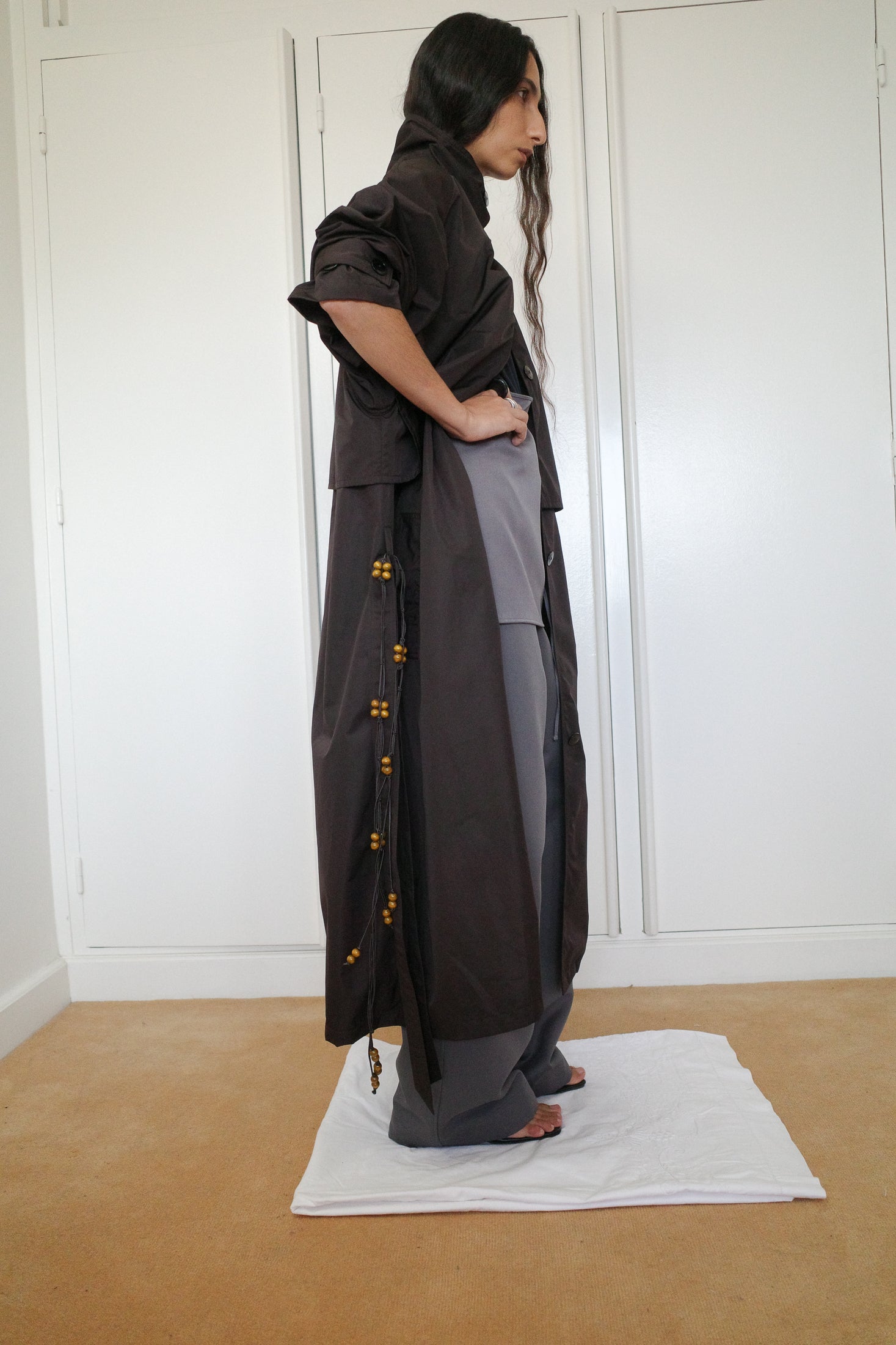 WR Parachute Light Oversized Coat