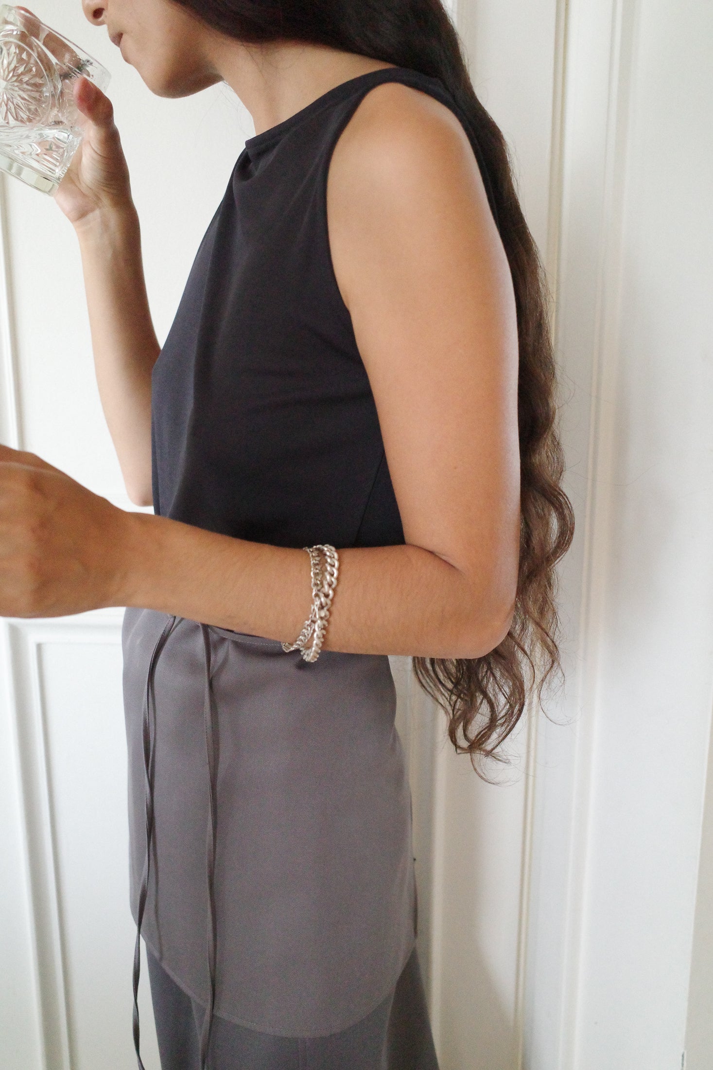 Viscose Jersey Boat Neck Top