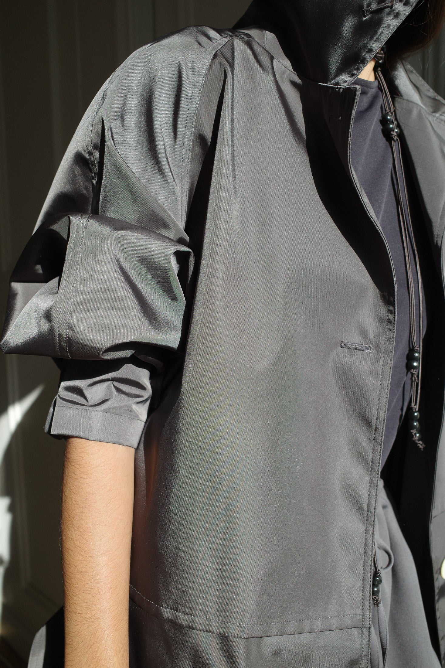 WR Recycled Canvas Oversized Coat
