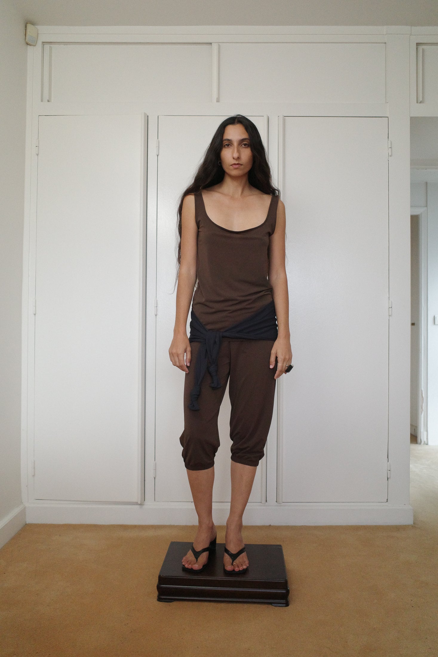 Viscose Jersey Knotted Scarf