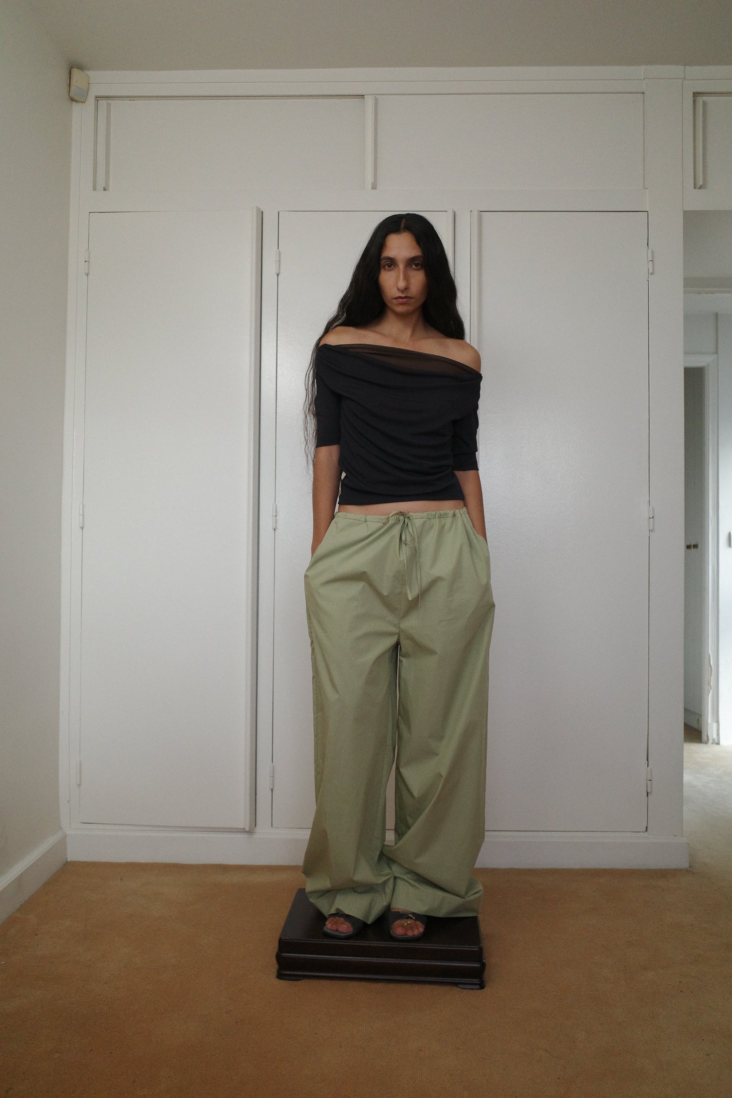 Cotton Poplin Pyjama Trousers