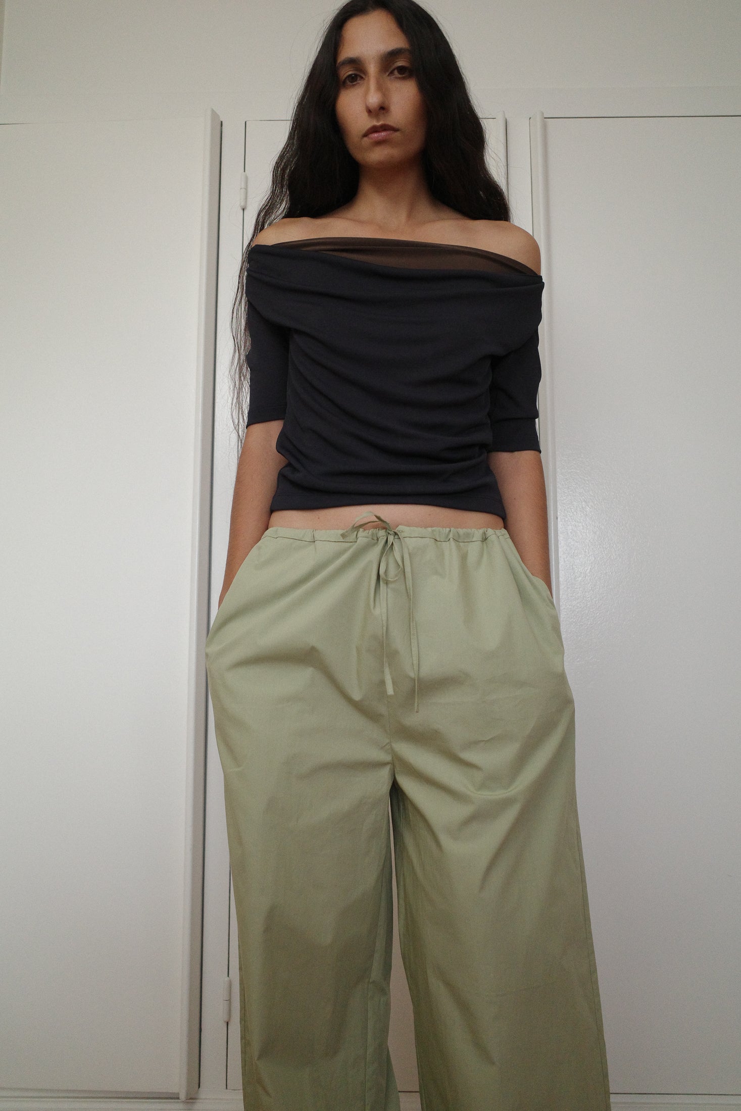 Cotton Poplin Pyjama Trousers