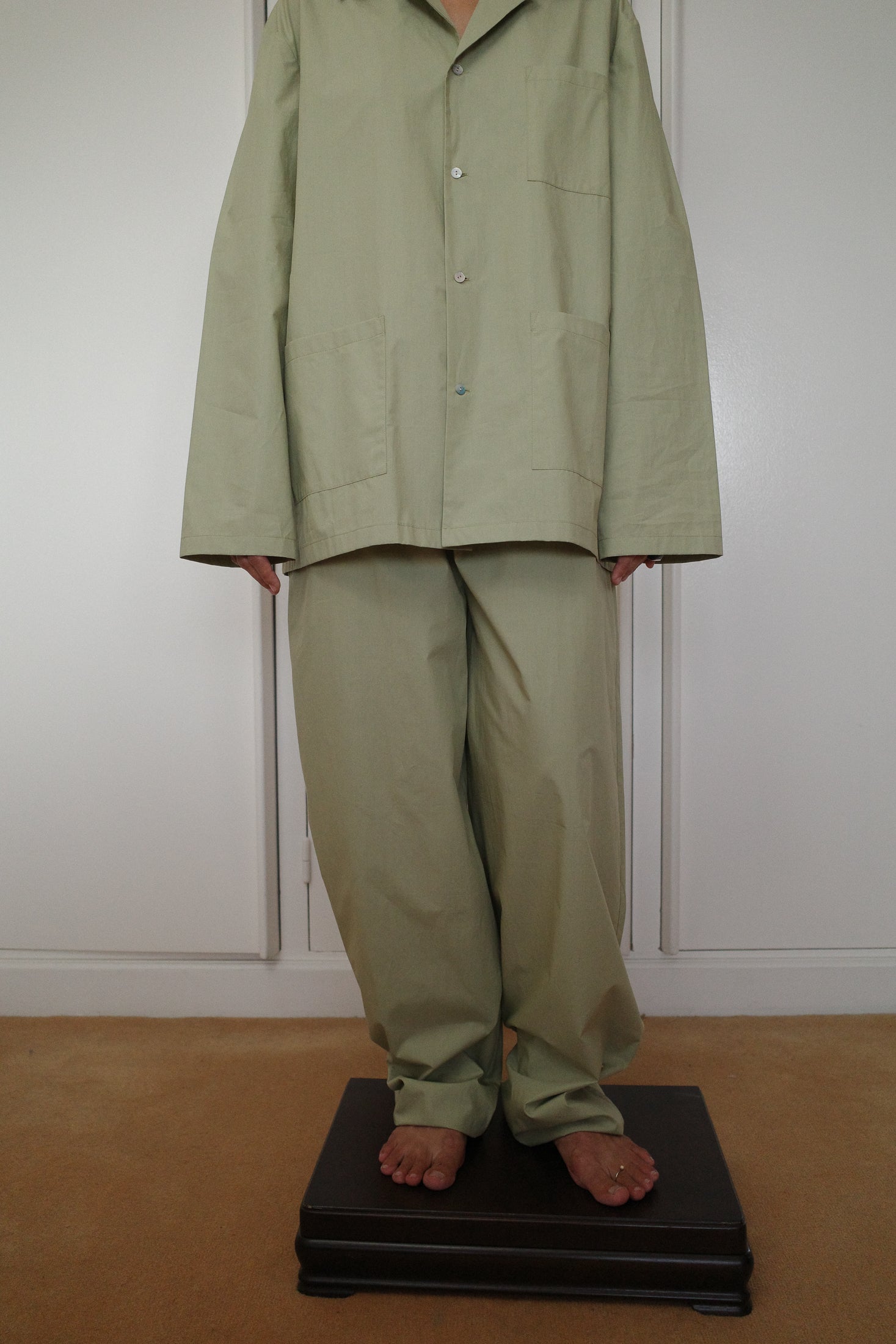 Cotton Poplin Pyjama Trousers