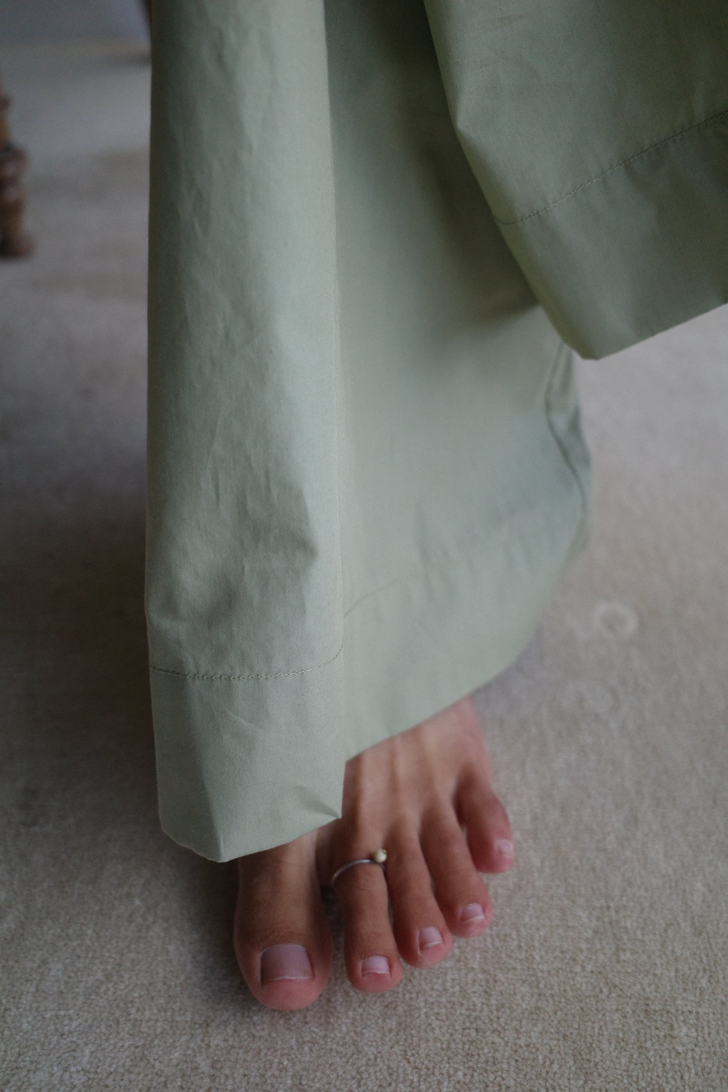 Cotton Poplin Pyjama Trousers
