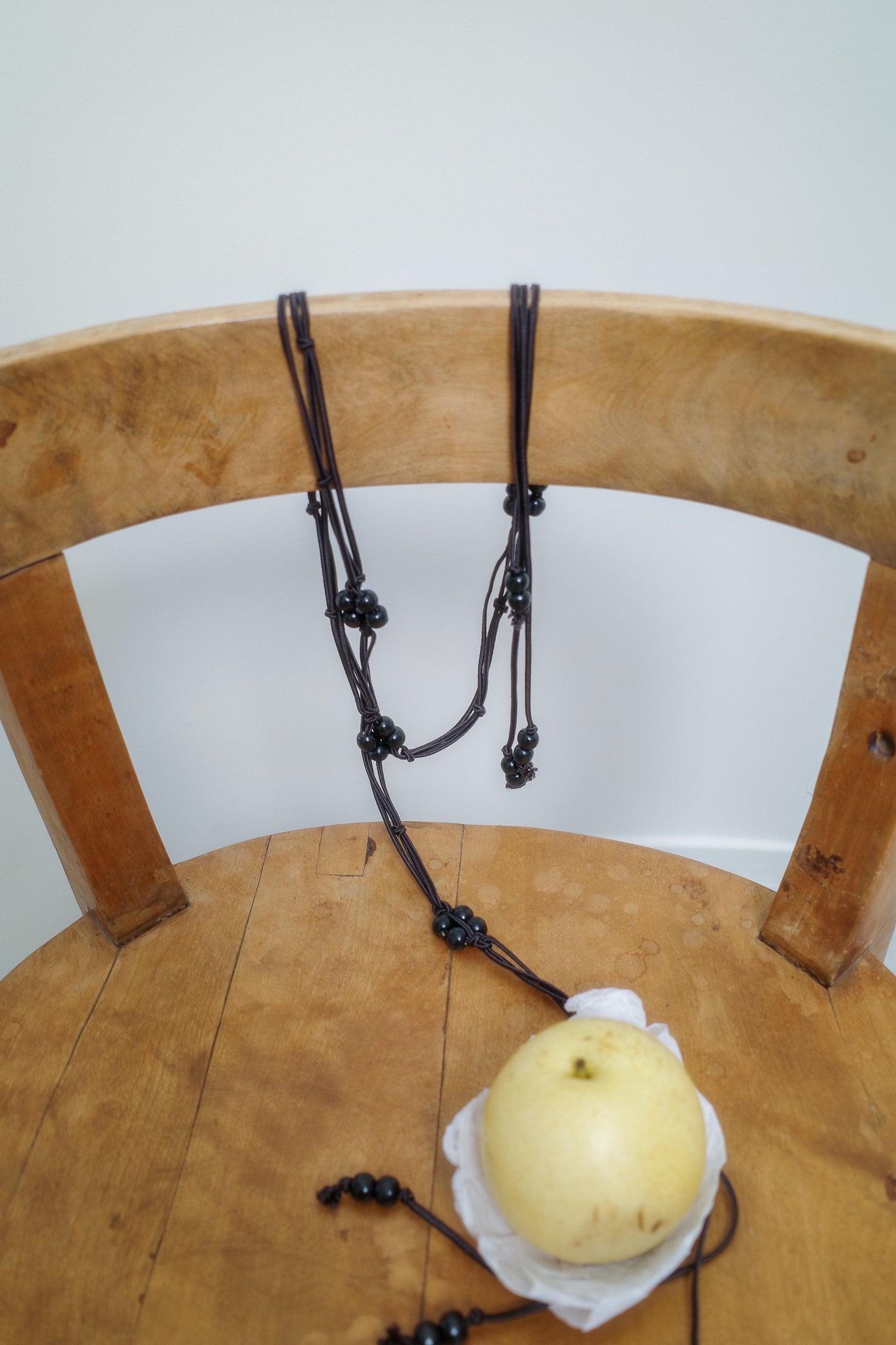 Macramé Wooden Belt