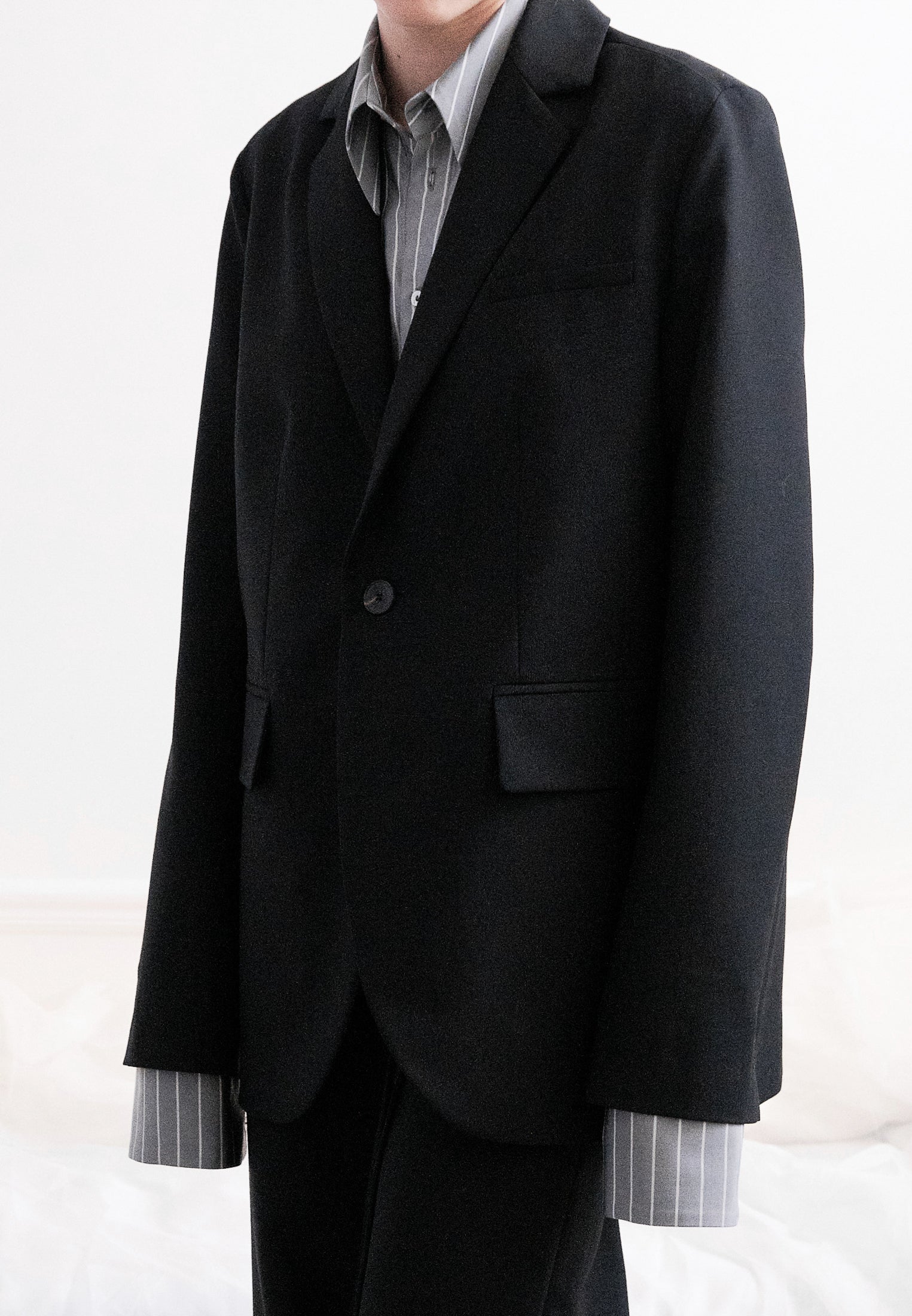 Wool And Mohair Suiting Jacket